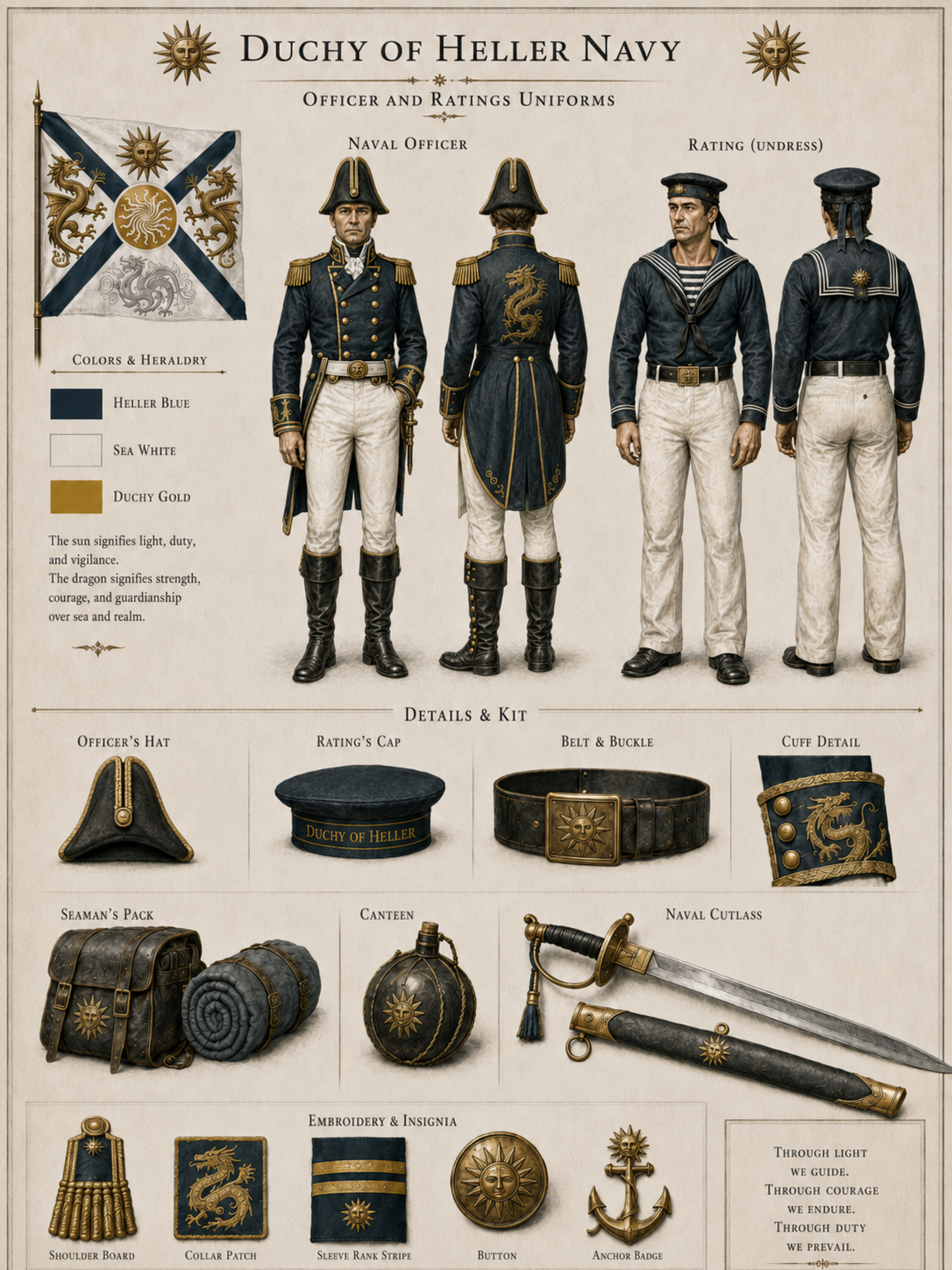 Naval Officer and Ratings Uniforms